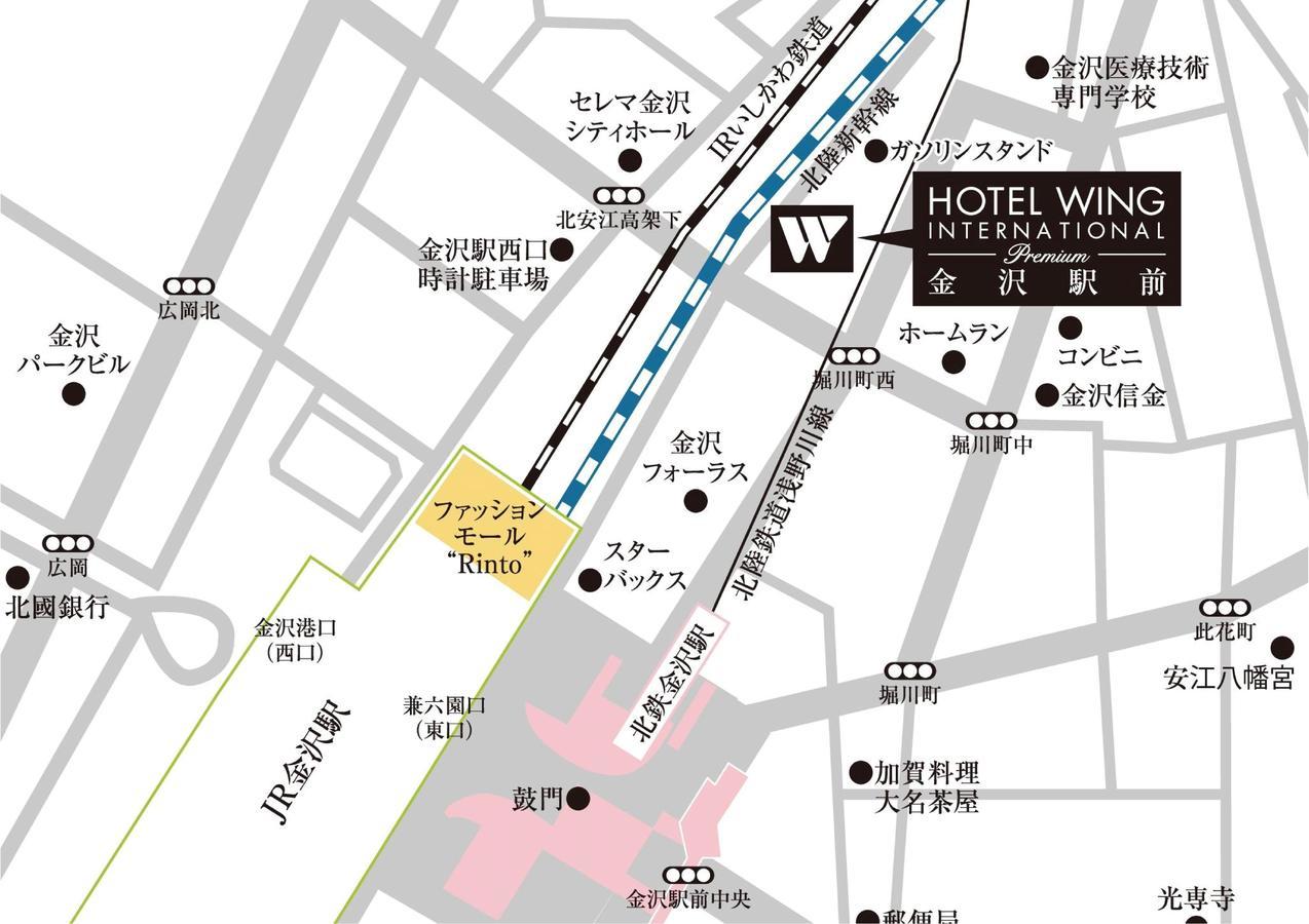 Hotel Wing International Premium Kanazawa Ekimae Екстериор снимка